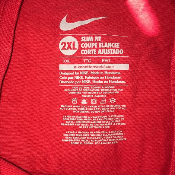 Nike Tee Size 2XL Slim Fit - Picture 2 of 2